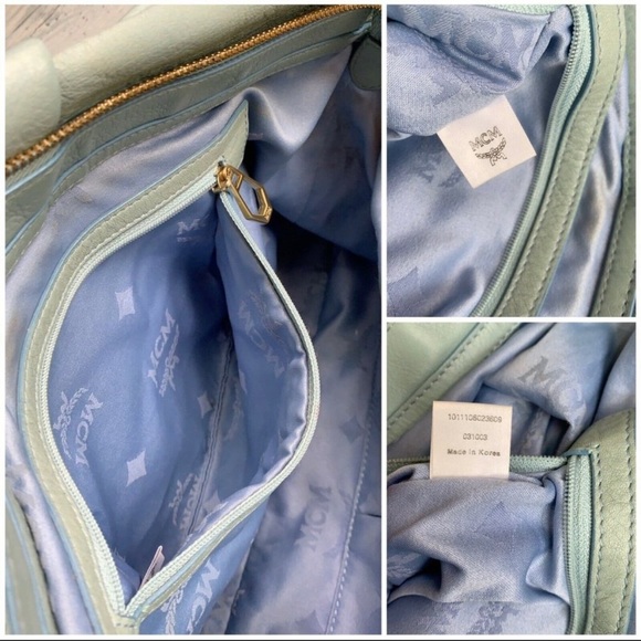 Authentic MCM 2-Way Embossed Shoulder/Handbag - Picture 11 of 14